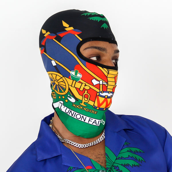 2 Pack Haiti Flag Face Masks - Washable Cotton, Reusable & Breathable (Buy One Get One Free!)
