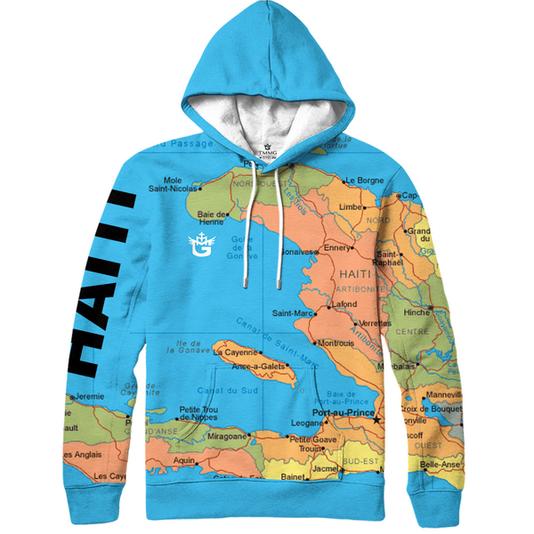 TMMG LUXURY HAITI MAP HOODIE