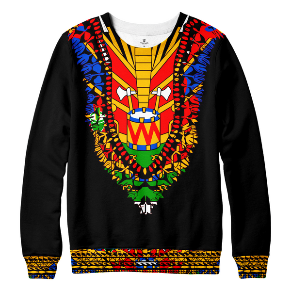 TMMG HAITIAN FLAG DASHIKI SWEATER