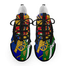 TMMG Haiti-Inspired Haitian Flag Air Heel Sneakers