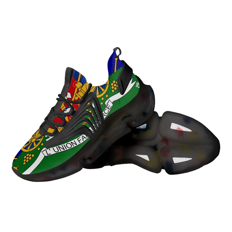 TMMG Haiti-Inspired Haitian Flag Air Heel Sneakers