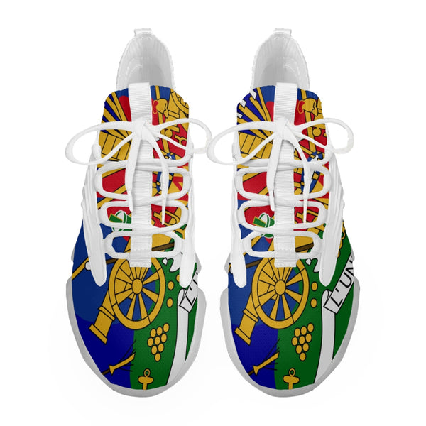 TMMG Haiti-Inspired Haitian Flag Air Heel Sneakers