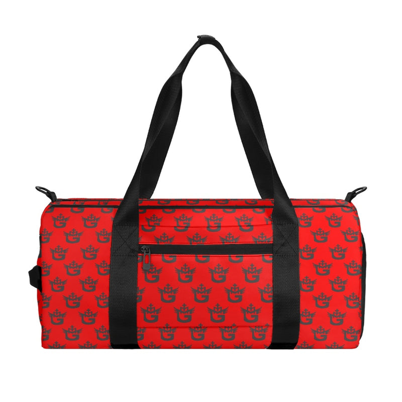 TMMG HAITI BLACK LOGO ON RED GYM BAG