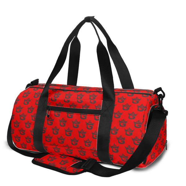 TMMG HAITI BLACK LOGO ON RED GYM BAG