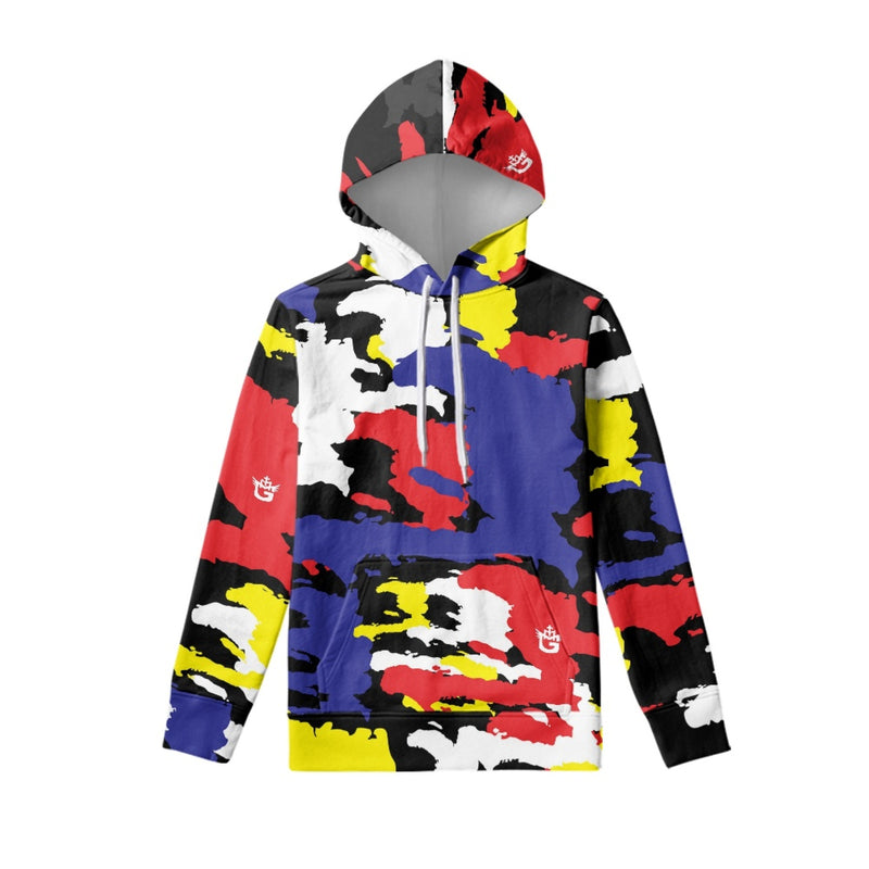 TMMG HAITI BLUE CAMO MAP HAITIAN ARMY HOODIE AND JOGGERS SET