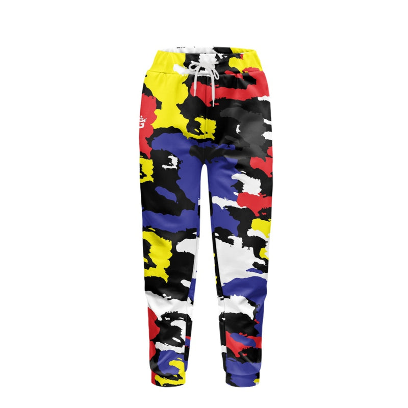 TMMG HAITI BLUE CAMO MAP HAITIAN ARMY HOODIE AND JOGGERS SET