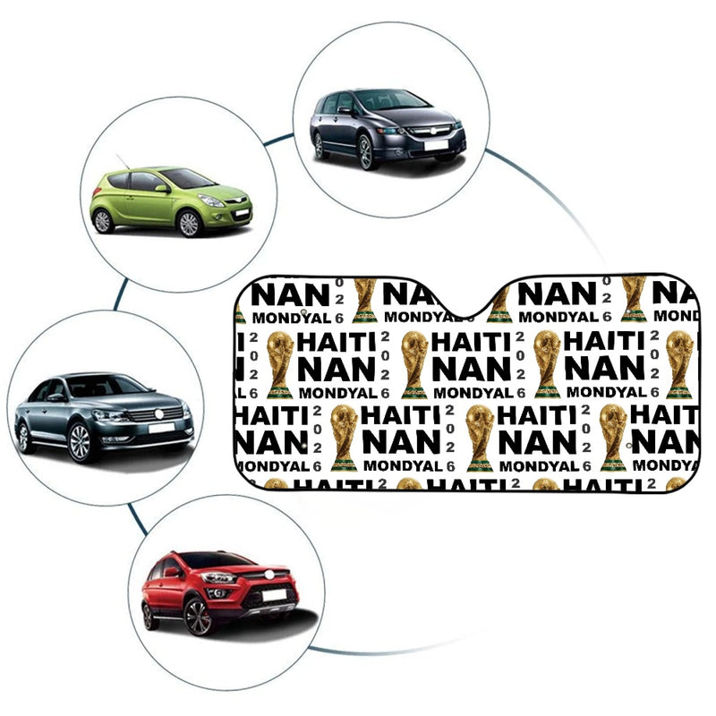 TMMG HAITI CAR SUNSHADE HAITI WORLD CUP 2026