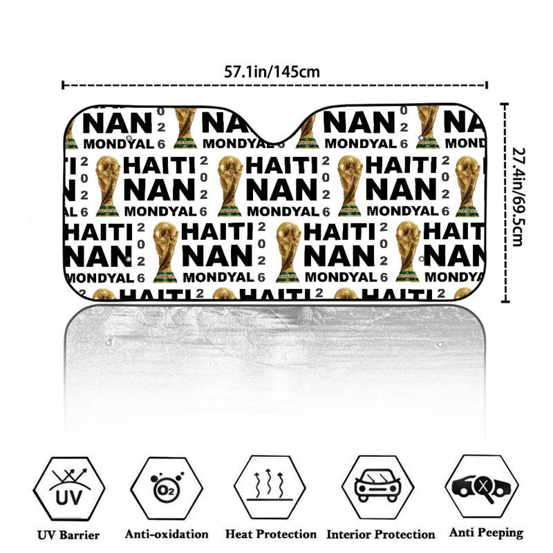 TMMG HAITI CAR SUNSHADE HAITI WORLD CUP 2026