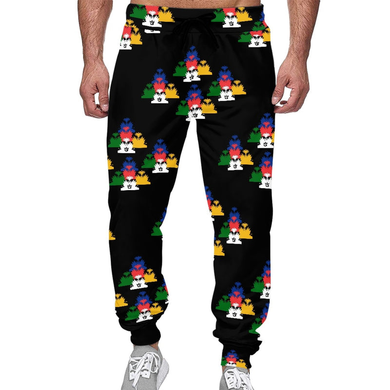 TMMG HAITI EMBLEM CHROME DRIP JOGGERS