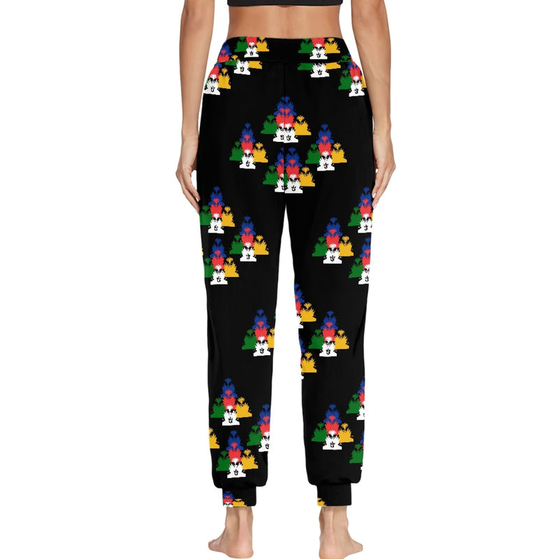 TMMG HAITI EMBLEM CHROME DRIP JOGGERS