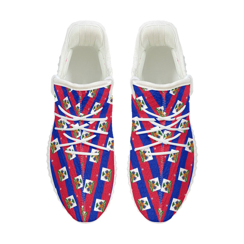 TMMG HAITI FLAG PLAID RUNNING SNEAKERS