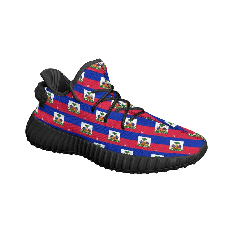 TMMG HAITI FLAG PLAID RUNNING SNEAKERS