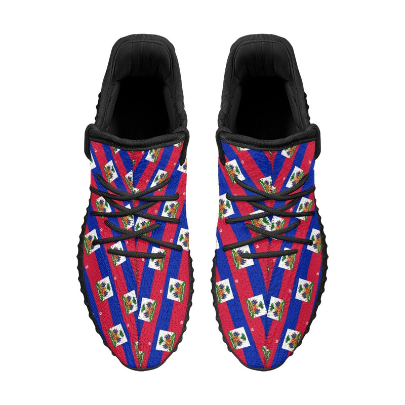 TMMG HAITI FLAG PLAID RUNNING SNEAKERS