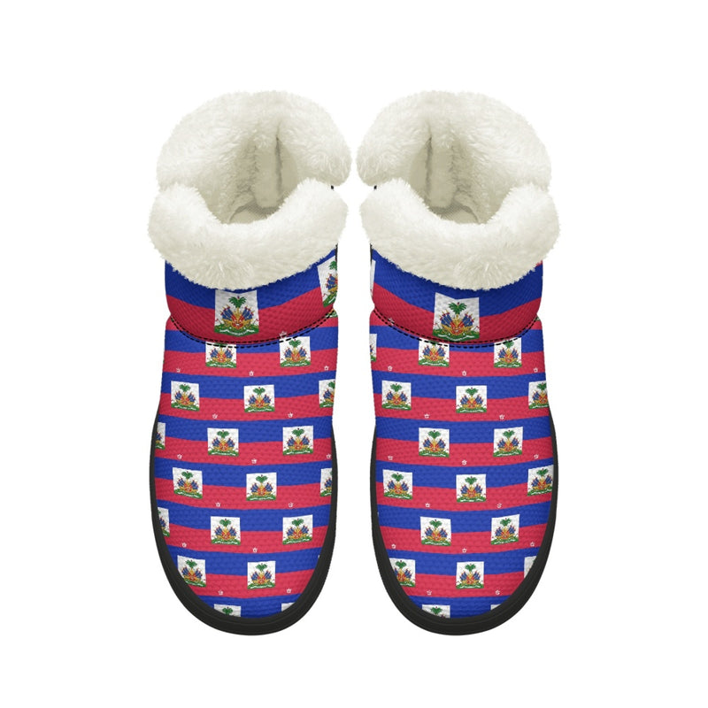 TMMG HAITI FLAG PLAID SNOW BOOTS