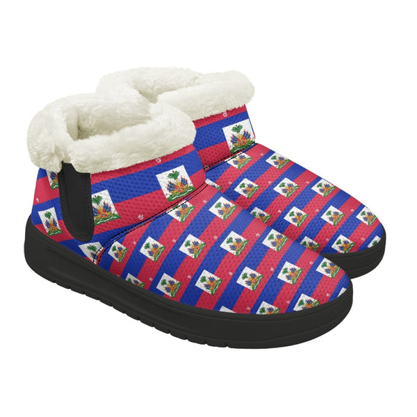 TMMG HAITI FLAG PLAID SNOW BOOTS