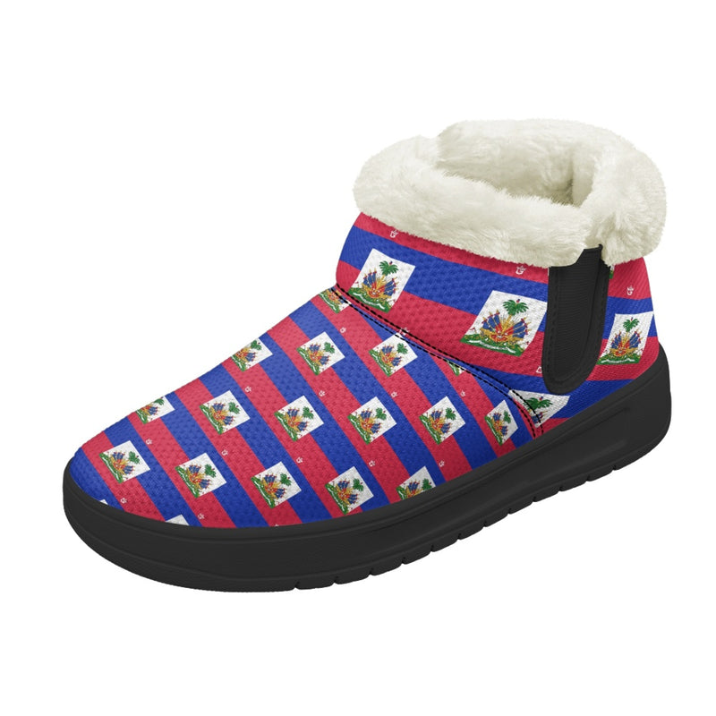 TMMG HAITI FLAG PLAID SNOW BOOTS