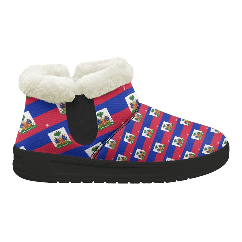 TMMG HAITI FLAG PLAID SNOW BOOTS