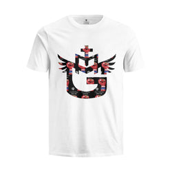 TMMG LOGO Freedom Since 1804 Hand Fist Collection Pure Cotton White T-Shirt