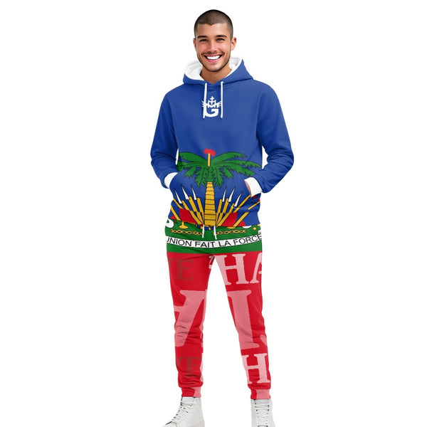 TMMG HAITI HAITIAN FLAG 1804 HOODIE AND JOGGERS SET