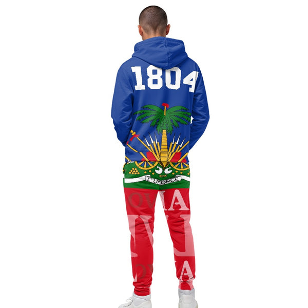 TMMG HAITI HAITIAN FLAG 1804 HOODIE AND JOGGERS SET