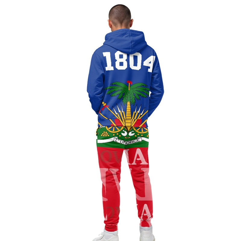 TMMG HAITI HAITIAN FLAG 1804 HOODIE AND JOGGERS SET