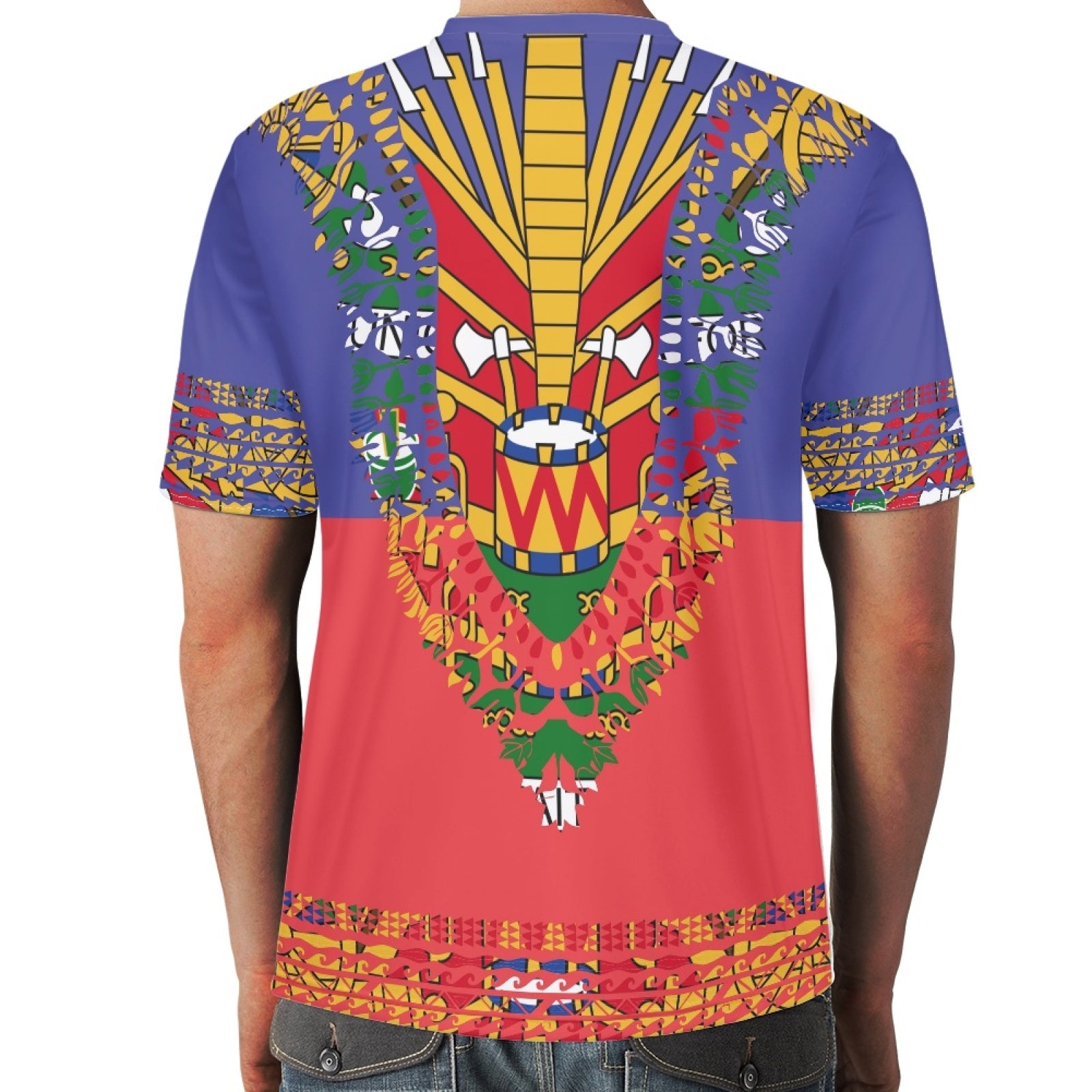 TMMG HAITI HAITIAN FLAG 2026 DASHIKI T-SHIRT