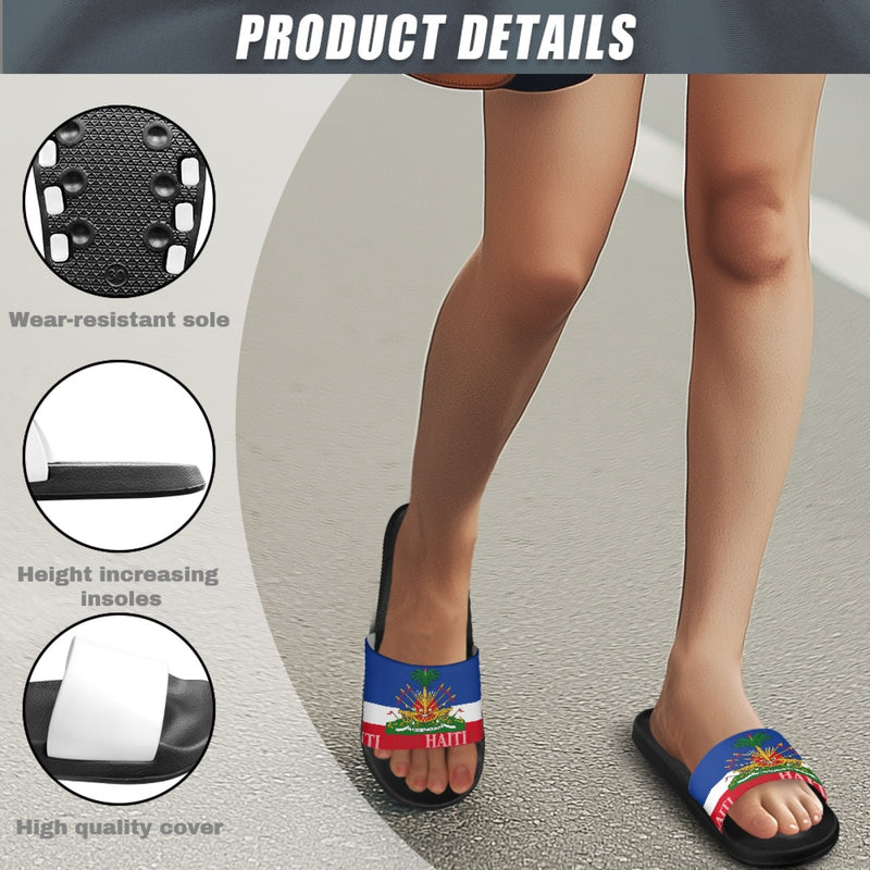 TMMG HAITI HAITIAN FLAG ADULT SANDALS