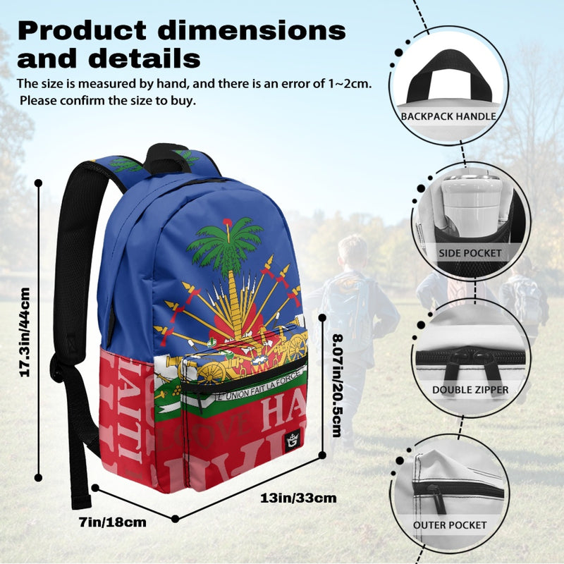 TMMG HAITI HAITIAN FLAG BACKPACK