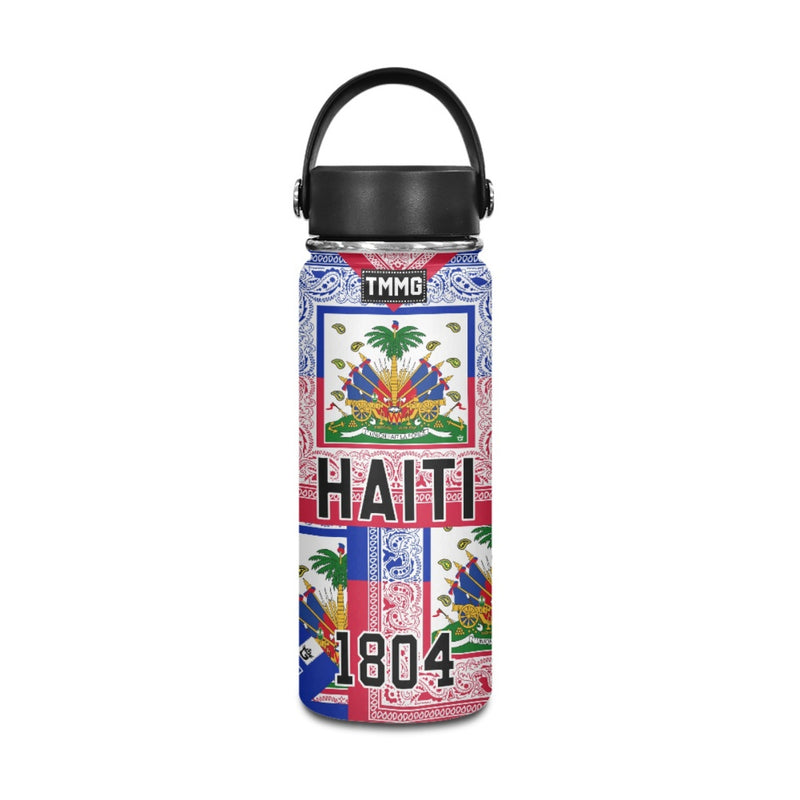 TMMG HAITI HAITIAN FLAG BANDANA JERSEY THERMOS