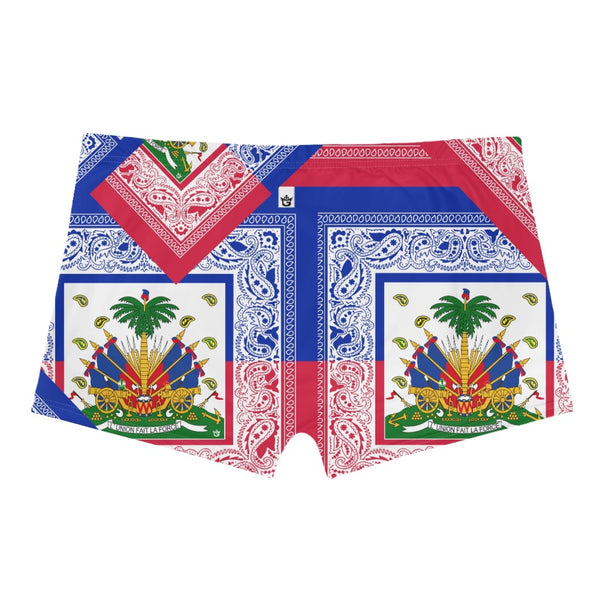 TMMG HAITI HAITIAN FLAG BANDANA HOT PANT