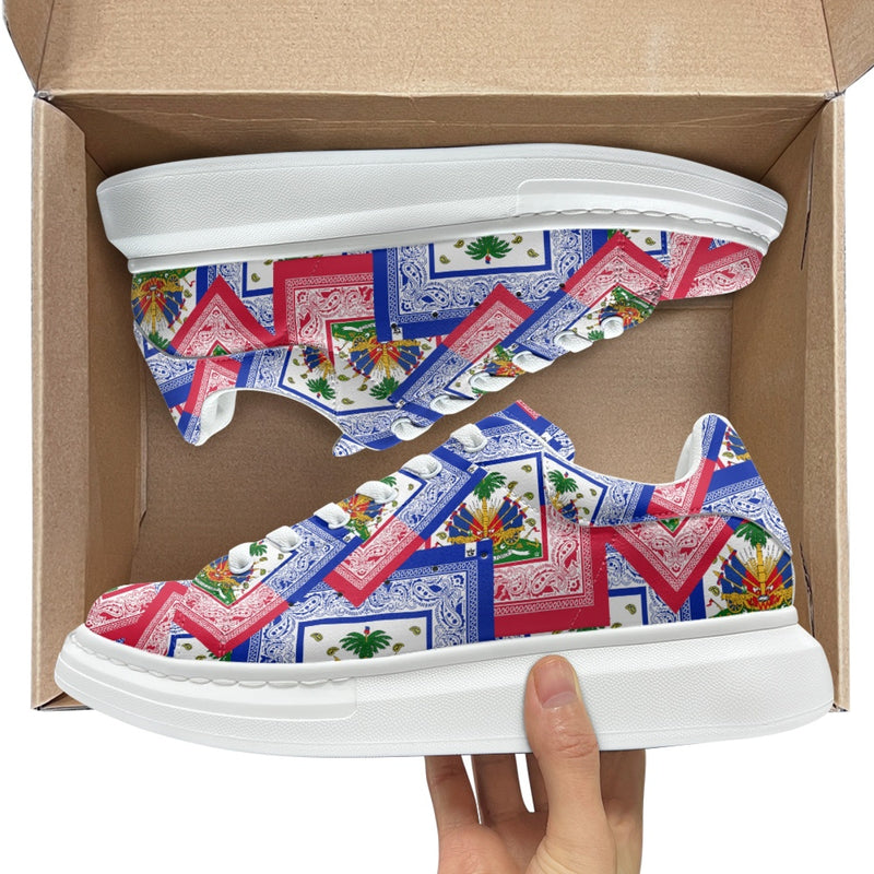 TMMG HAITI HAITIAN FLAG BANDANA MQ SNEAKERS