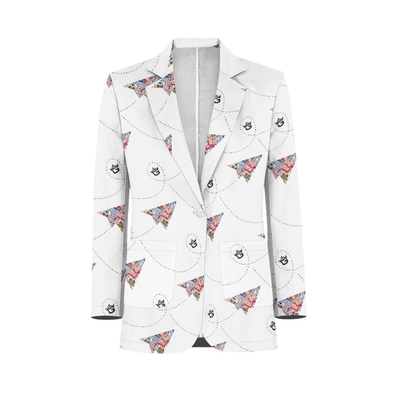 TMMG HAITI HAITIAN FLAG BANDANA PAPER PLANE BLAZER