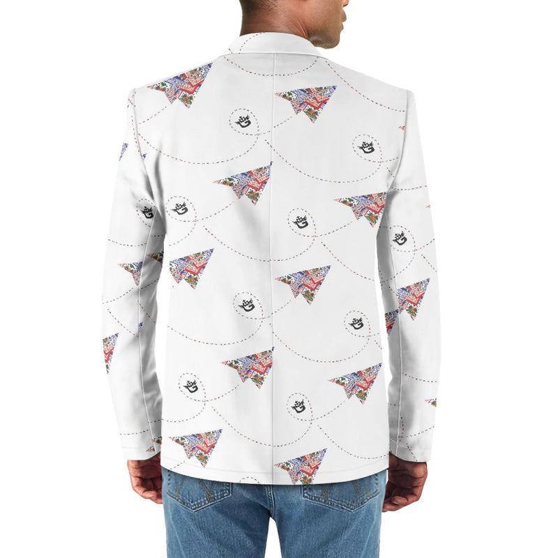 TMMG HAITI HAITIAN FLAG BANDANA PAPER PLANE BLAZER
