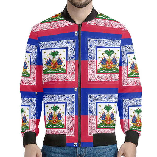 TMMG HAITI HAITIAN FLAG BANDANA UNISEX JACKET
