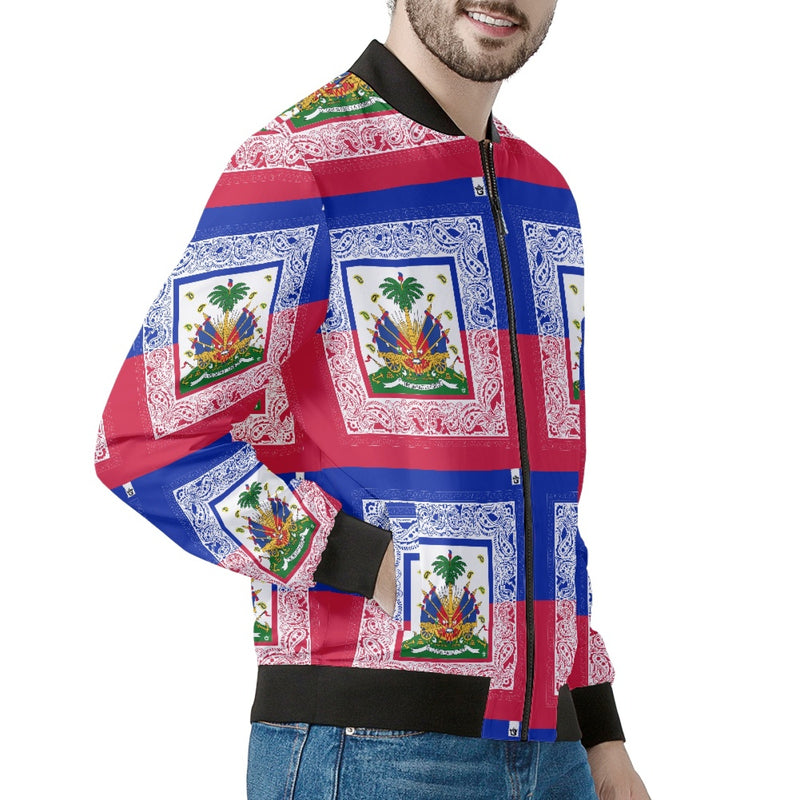 TMMG HAITI HAITIAN FLAG BANDANA UNISEX JACKET