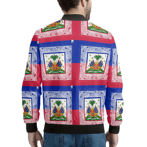 TMMG HAITI HAITIAN FLAG BANDANA UNISEX JACKET