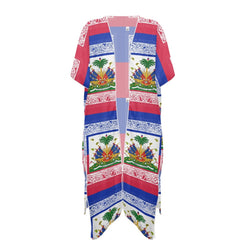 TMMG HAITI HAITIAN FLAG BANDANA Women's smock