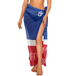 TMMG HAITI HAITIAN FLAG Bikini cover-up beach bathing suit cover-up
