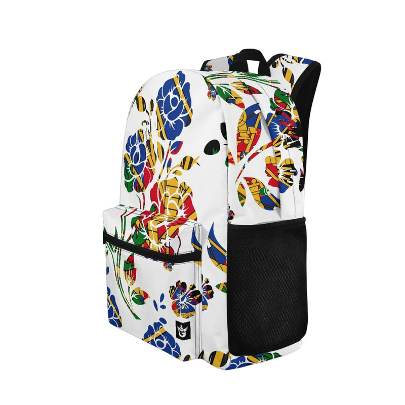 TMMG HAITI HAITIAN FLAG CHOUBLAK FLOWER BACKPACK