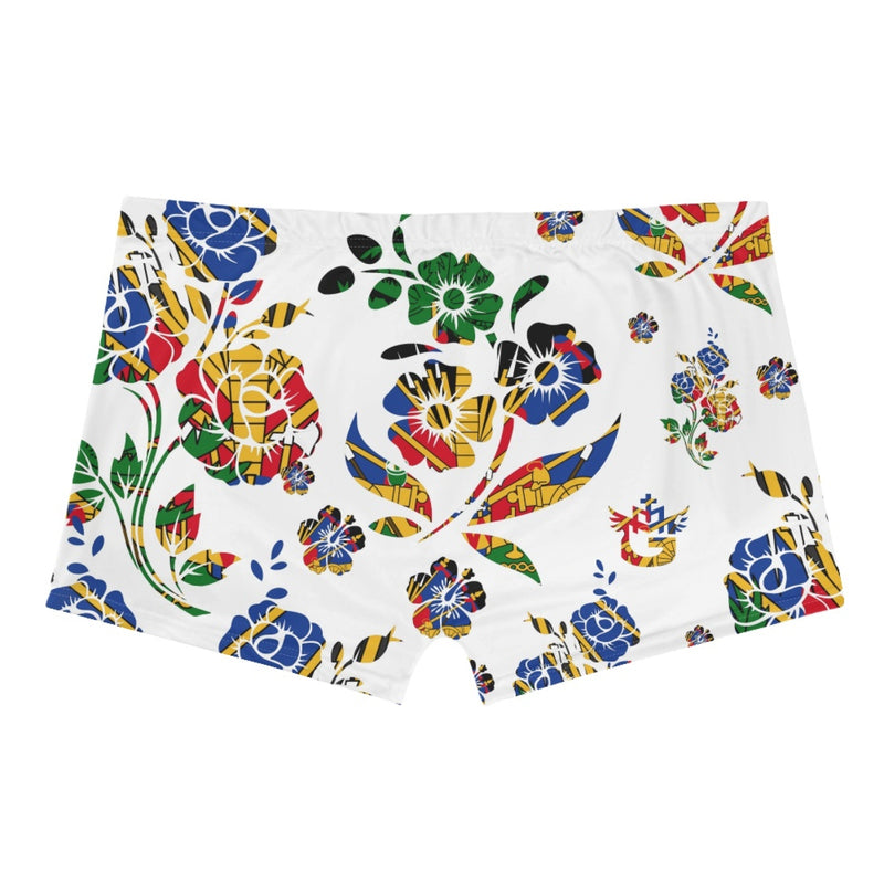 TMMG HAITI HAITIAN FLAG CHOUBLAK FLOWER HOT PANT