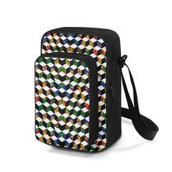 TMMG HAITI HAITIAN FLAG CUBIC Crossbody Small Square Bag
