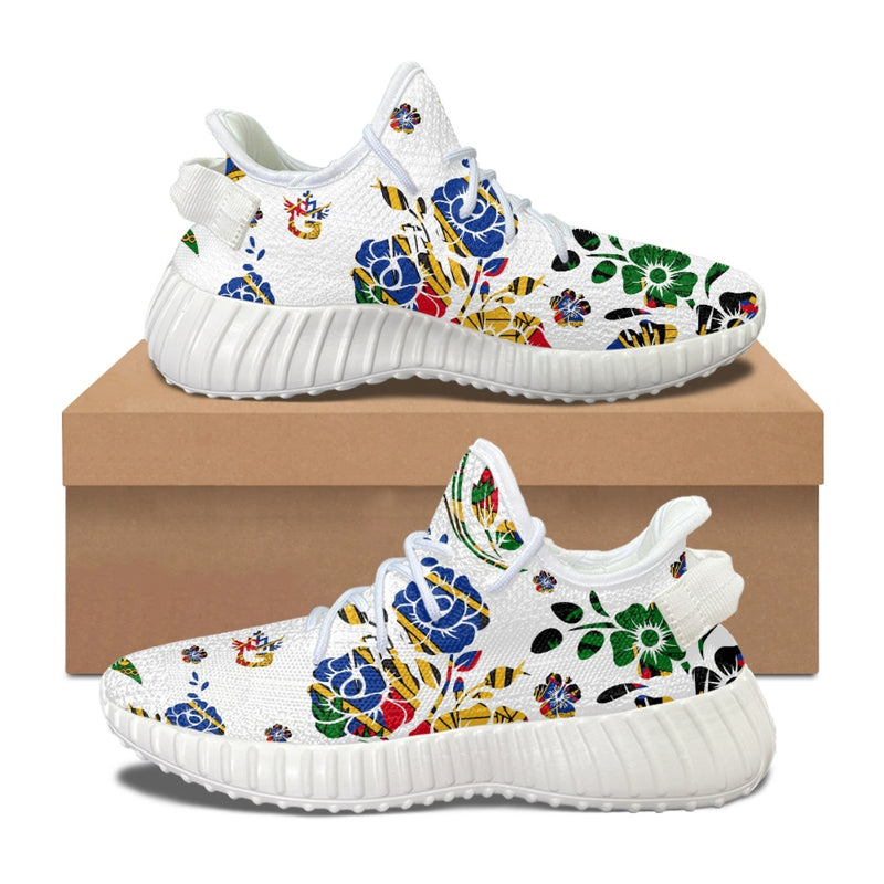 TMMG HAITI HAITIAN FLAG FLOWER CHOUBLAK RUNING SHOES