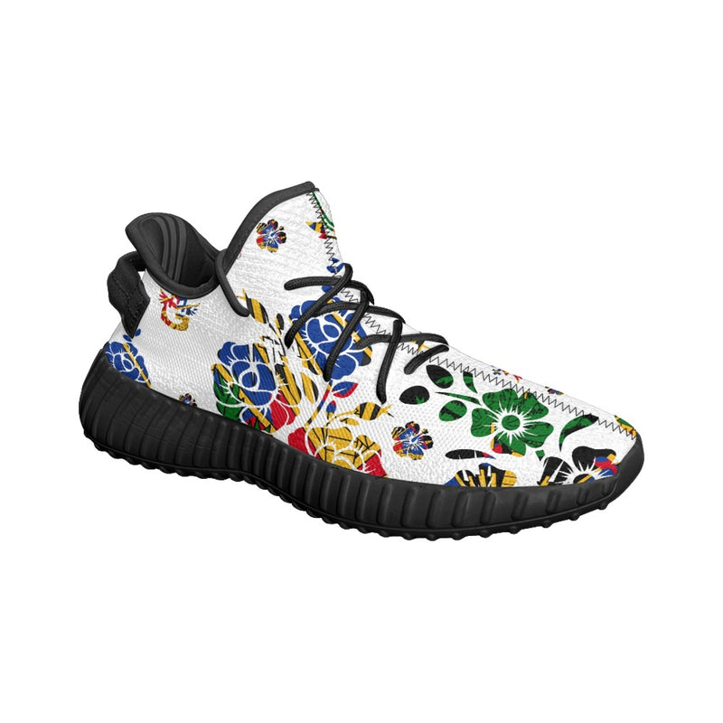 TMMG HAITI HAITIAN FLAG FLOWER CHOUBLAK RUNING SHOES