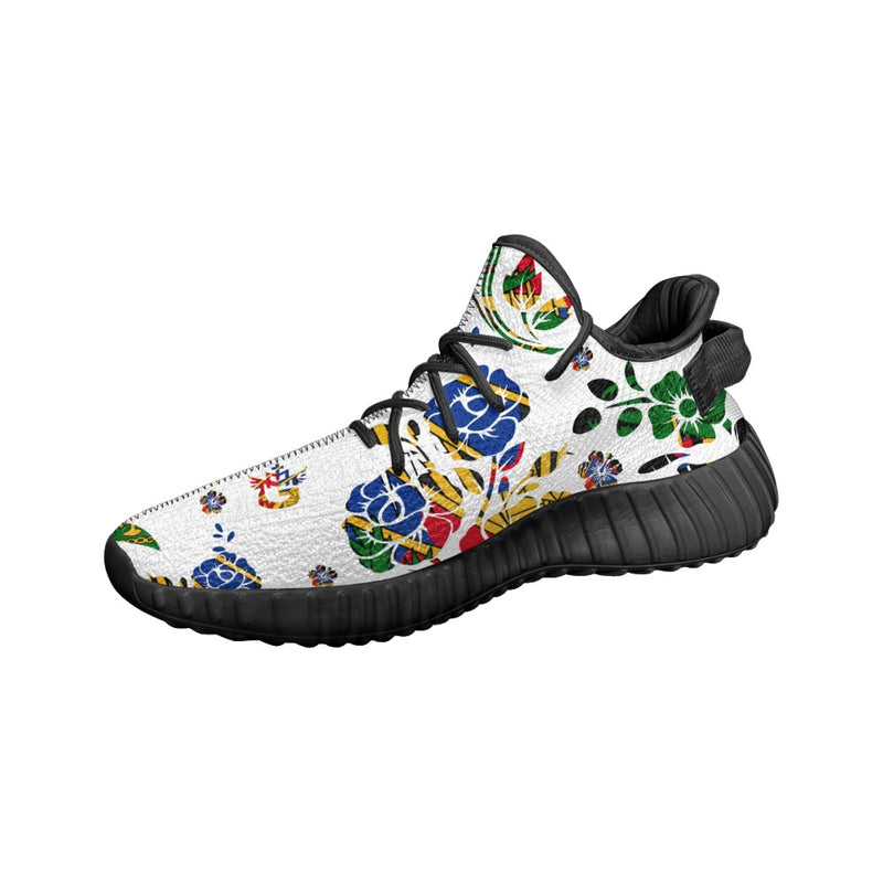TMMG HAITI HAITIAN FLAG FLOWER CHOUBLAK RUNING SHOES