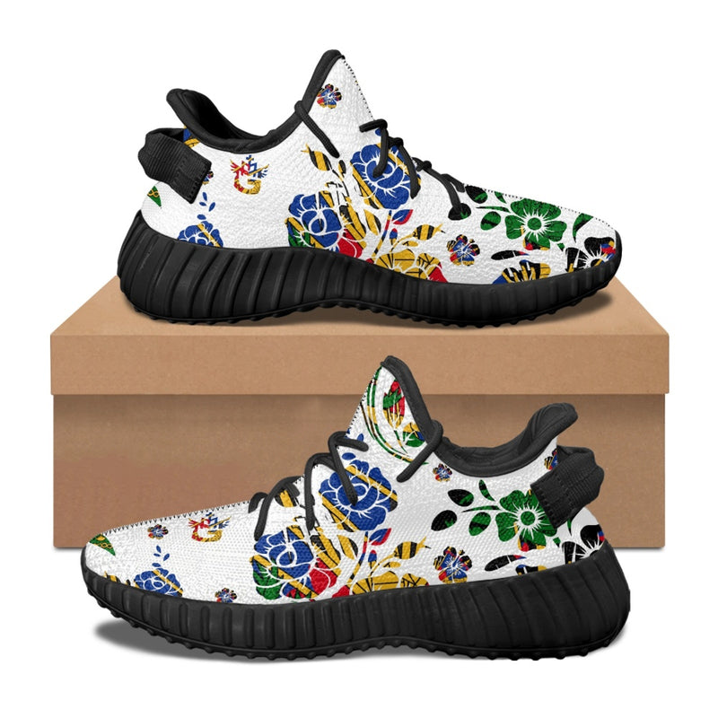 TMMG HAITI HAITIAN FLAG FLOWER CHOUBLAK RUNING SHOES