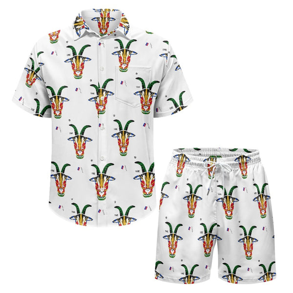 TMMG HAITI HAITIAN FLAG GOAT CABANA MEN'S SET