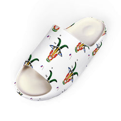 TMMG HAITI HAITIAN FLAG GOAT Fashion Slides Sandals