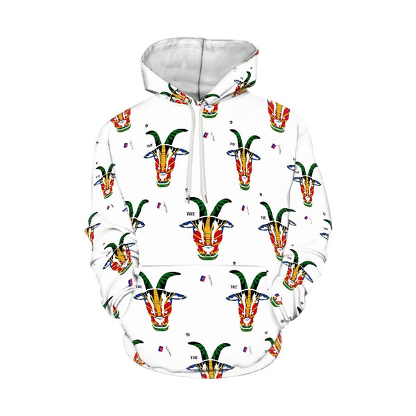 TMMG HAITI HAITIAN FLAG GOAT HOODIE