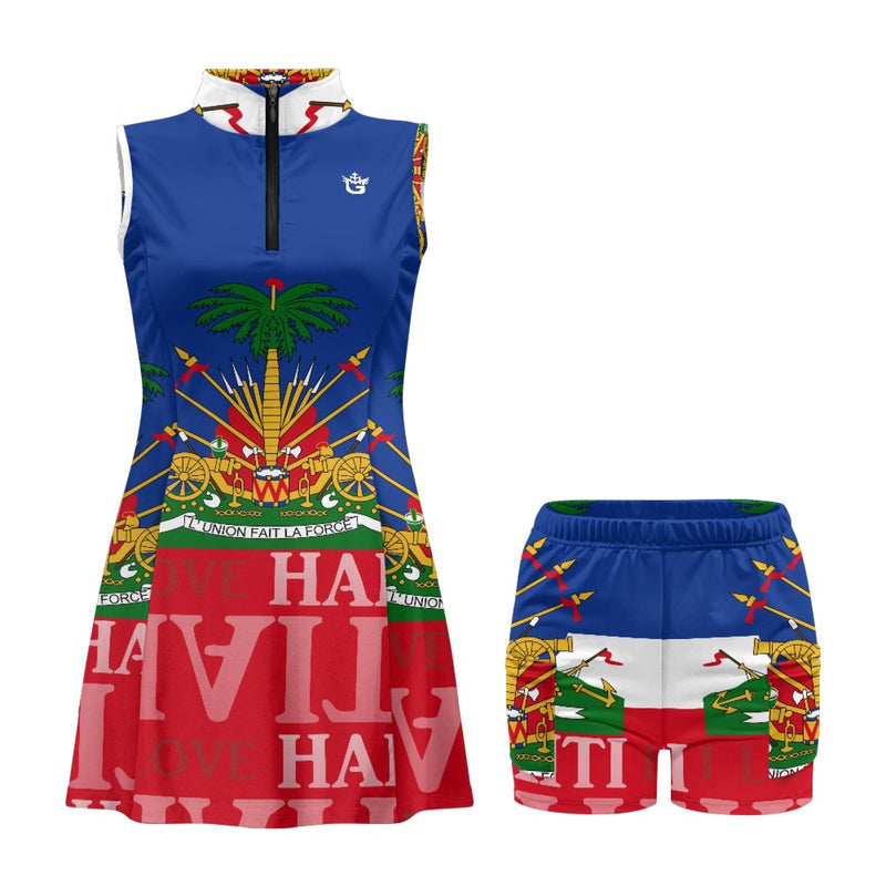 TMMG HAITI HAITIAN FLAG GOLF CLOTHING SET