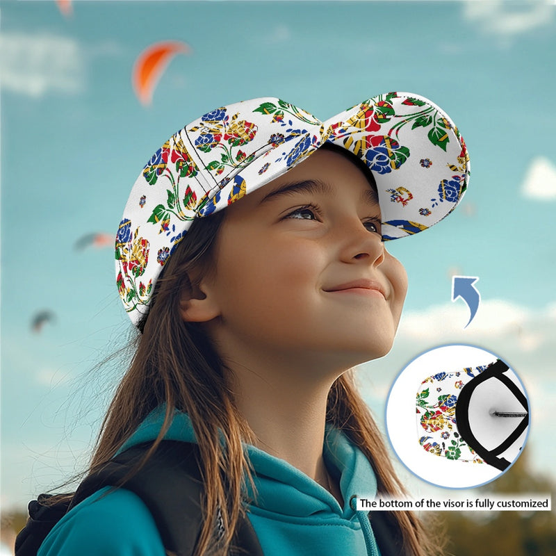TMMG HAITI HAITIAN FLAG HAITI NATIONAL FLOWER CHOUBLACK HIBISCUS BASEBALL CAP
